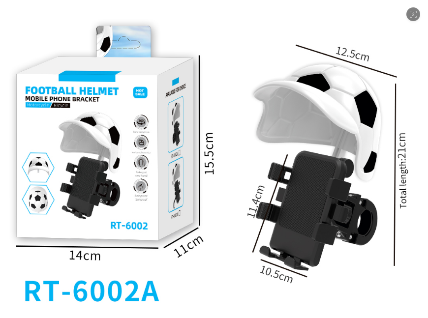 Football Helmet mobile phone bracket for Motorcycle Bicycle,Small Orders Accepted & Low MOQ