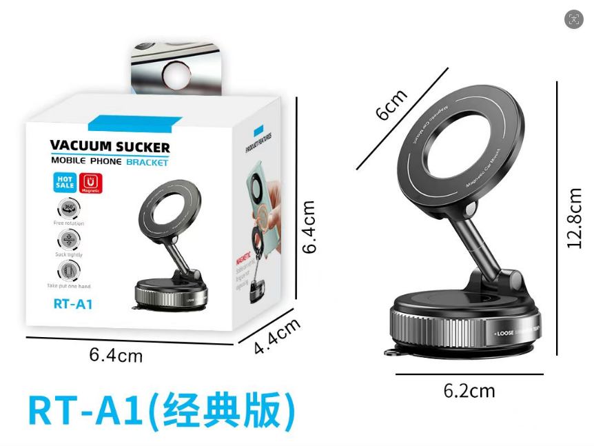 Universal Vacuum Sucker Phone Bracket - Heavy-Duty Anti-Shake Mount (Small Orders Accepted)