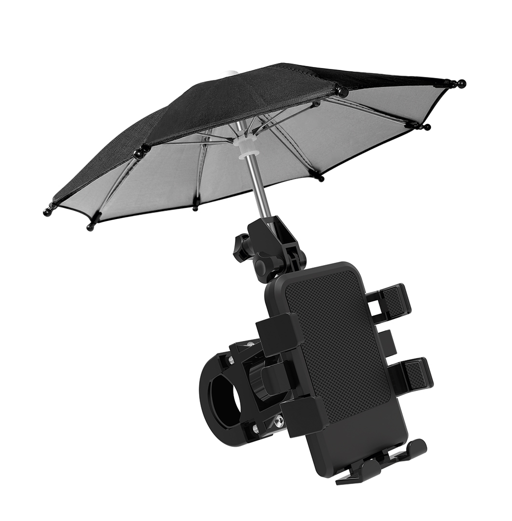 Sunbshade umbrella mobile phone bracket for Motorcycle/Bicycle ,Small Orders Accepted & Low MOQ